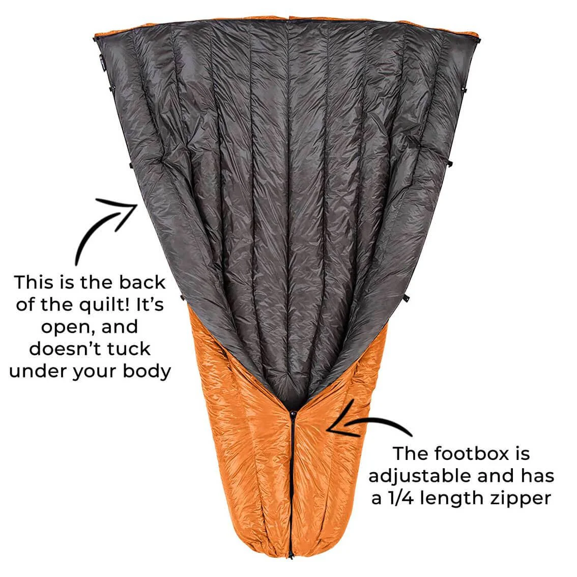 Enlightened Equipment Revelation Quilt 0°F / -17°C with draft collar - Image 7