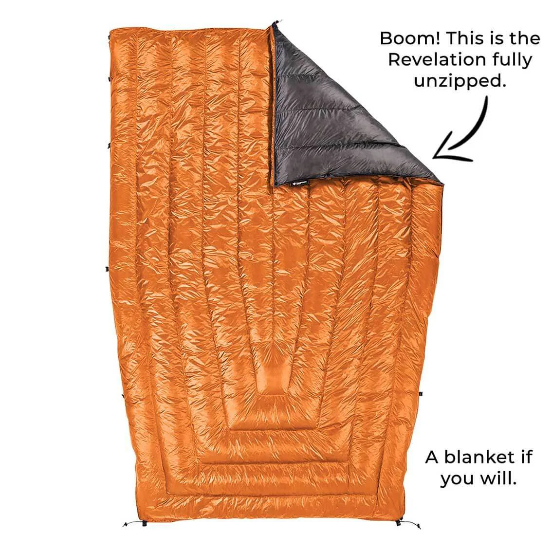 Enlightened Equipment Revelation Quilt 20°F / -6°C with draft collar - Image 6