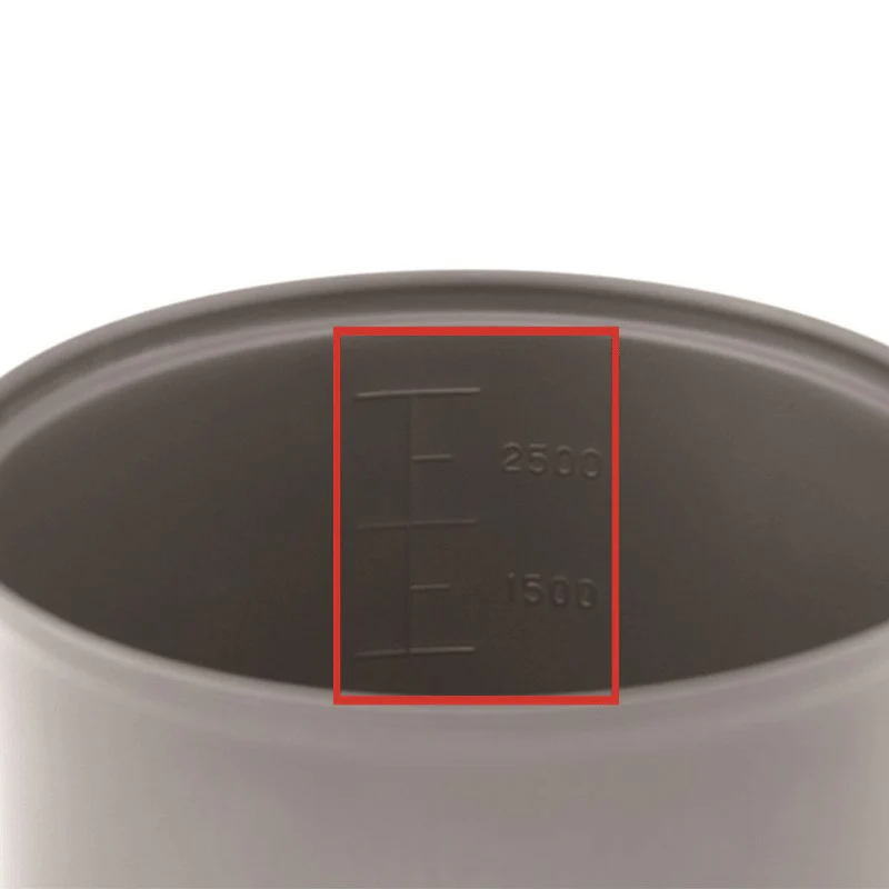 EVERNEW Ti Ultralight Pot 1300ml (ECA534) - Image 4