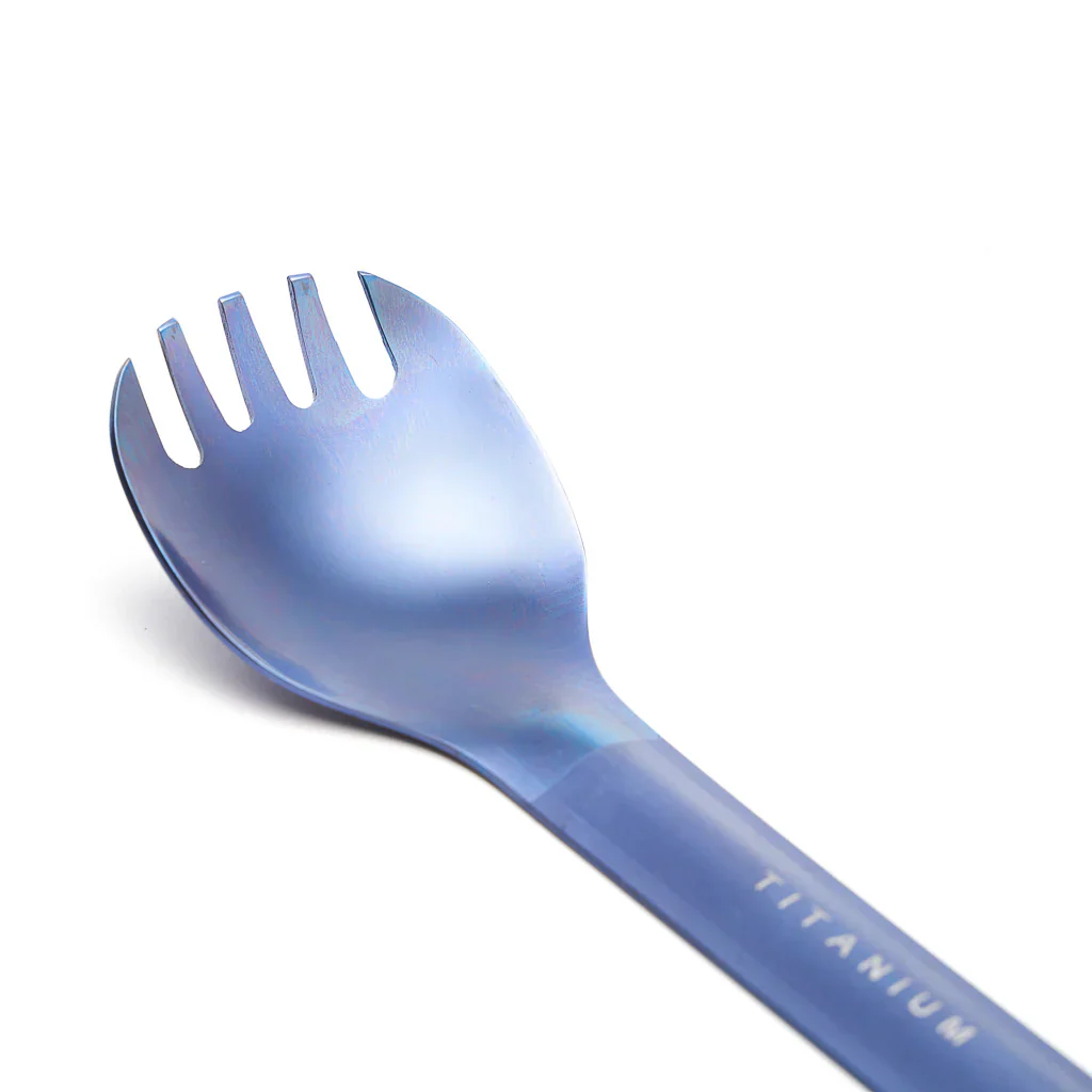 TOAKS Titanium Long Handle Spork with Polished Bowl (SLV-14) - Image 4