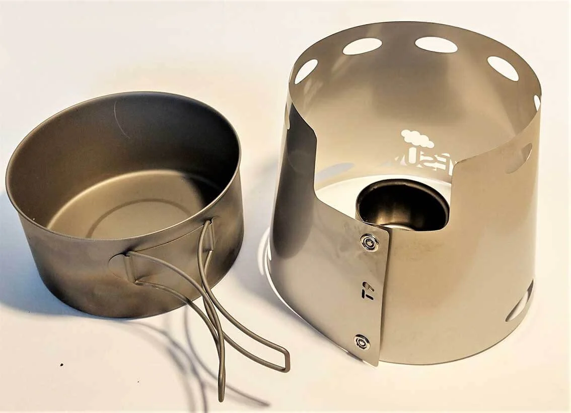 VESUV Titanium Windshield for Toaks Pot 700 ml 115 mm - Image 6